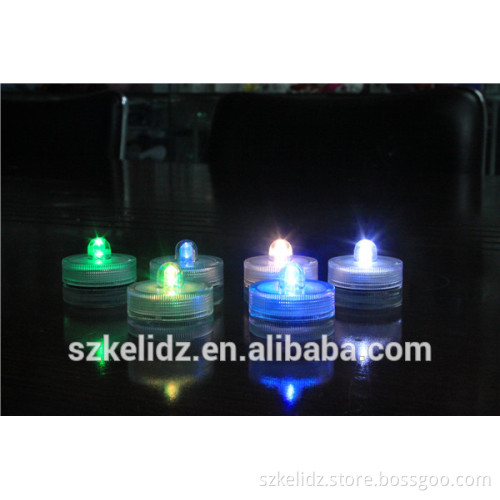 Small Battery Operated LED Wedding Mini Light Waterproof Wedding Underwater Battery Sub Lights